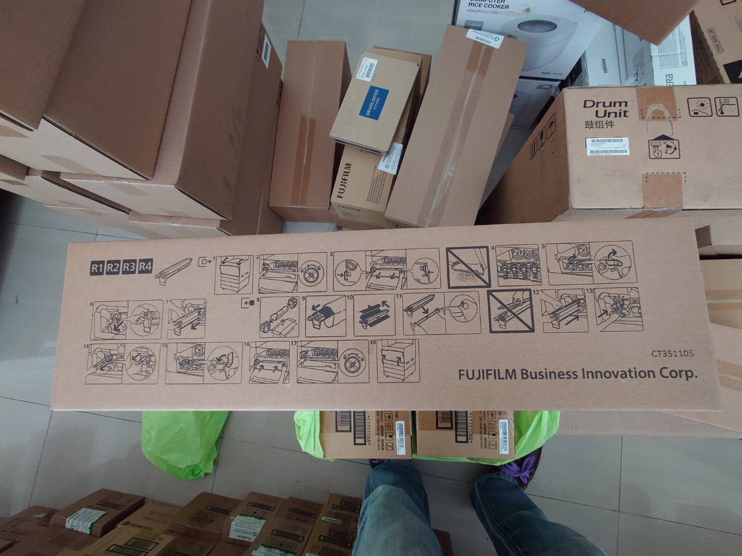 DRUM UNIT VI,VII C2271 C3375 C3373 C5573 CT351105 ของแท้ FUJI FILM - Image 5