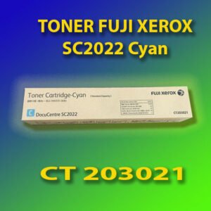 TONER FUJI XEROX SC2022 Cyan หมึกแท้สีฟ้า CT203021