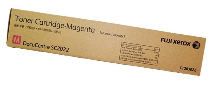 TONER FUJI XEROX SC2022 Magenta หมึกแท้ สีชมพู CT203022 - Image 3