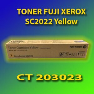 TONER FUJI XEROX SC2022 Yellow หมึกแท้ สีเหลือง CT203023