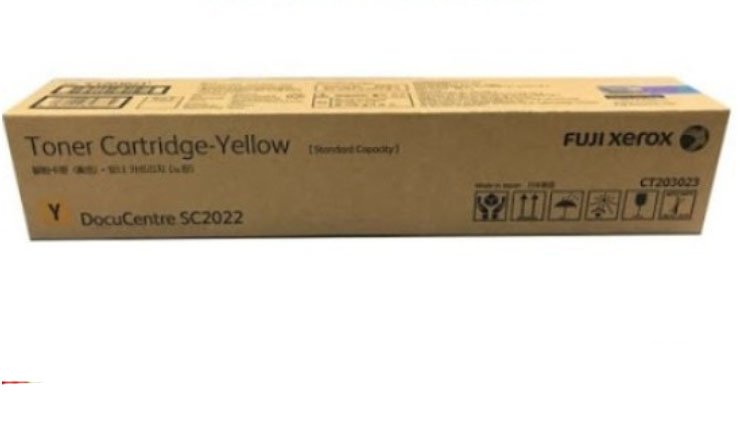 TONER FUJI XEROX SC2022 Yellow หมึกแท้ สีเหลือง CT203023 - Image 3