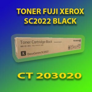 TONER FUJI XEROX SC2022 Black หมึกแท้สีดำ CT203020